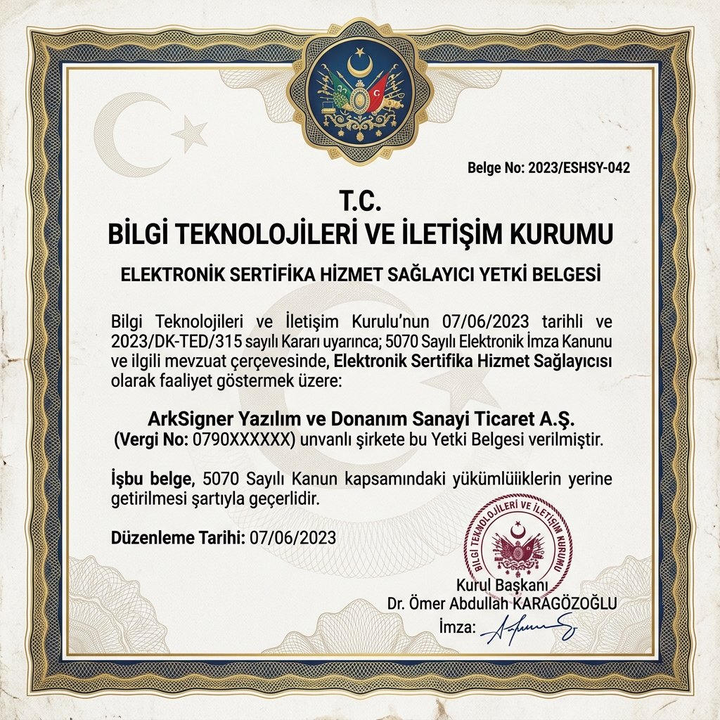 BTK Sertifikası